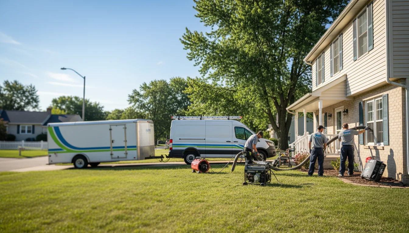 Flooded Basement Restoration And Cleanup With Repair in Ivan, AR near me